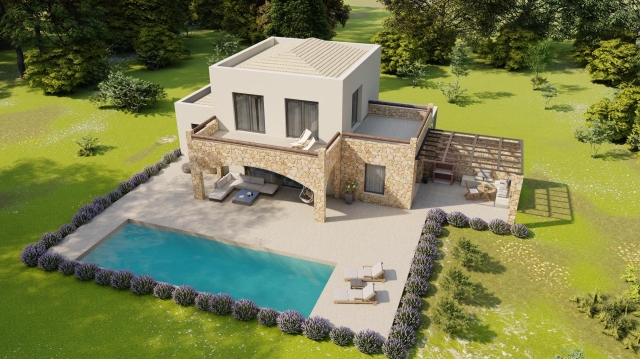 Villa Serenity, Πολυτελής βίλα 3 δωματίων στο Τραπεζάκι